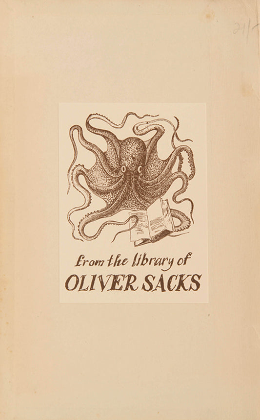 First edition of Man on His Nature by Charles Sherrington, neurologist Oliver Sacks's copy, with his notes and bookplate.