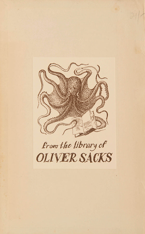 First edition of Man on His Nature by Charles Sherrington, neurologist Oliver Sacks's copy, with his notes and bookplate.