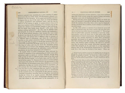 Second edition of the important Victorian psychiatric book The Physiology and Pathology of Mind by Henry Maudlsey, Oliver Sacks's copy with his octopus bookplate.