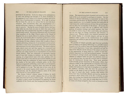Second edition of the important Victorian psychiatric book The Physiology and Pathology of Mind by Henry Maudlsey, Oliver Sacks's copy with his octopus bookplate.