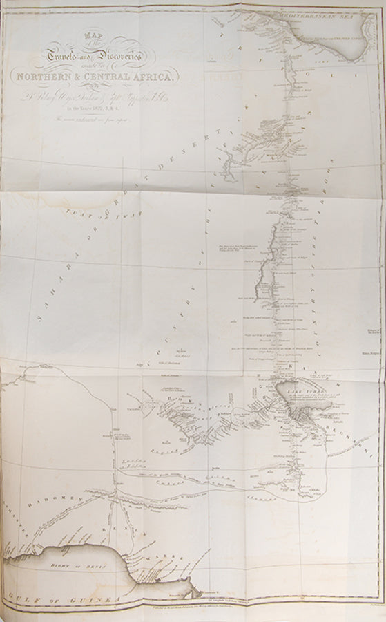 Presentation copy of the first edition of Denham and Clapperton's Narrative of Travels and Discoveries in Northern and Central Africa, the most important African travel narrative of it's time. 