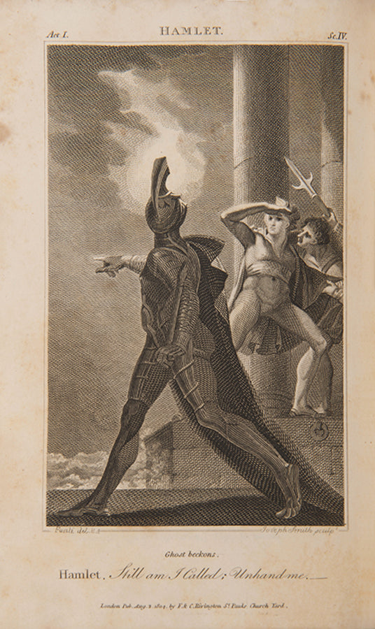 A charming set of Shakespeare's plays in full contemporary marbled calf, with both Johnson's and Pope's prefaces, and Malone's Historical Account of the English Stage.