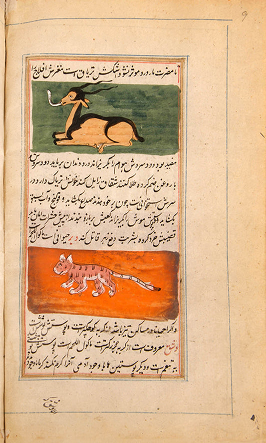 A compilation manuscript containing text from Aufi and Qazvini, India, late 19th century.
