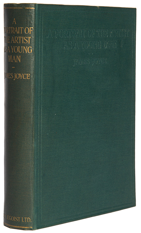 First English edition of A Portrait of the Artist as a Young Man by James Joyce.