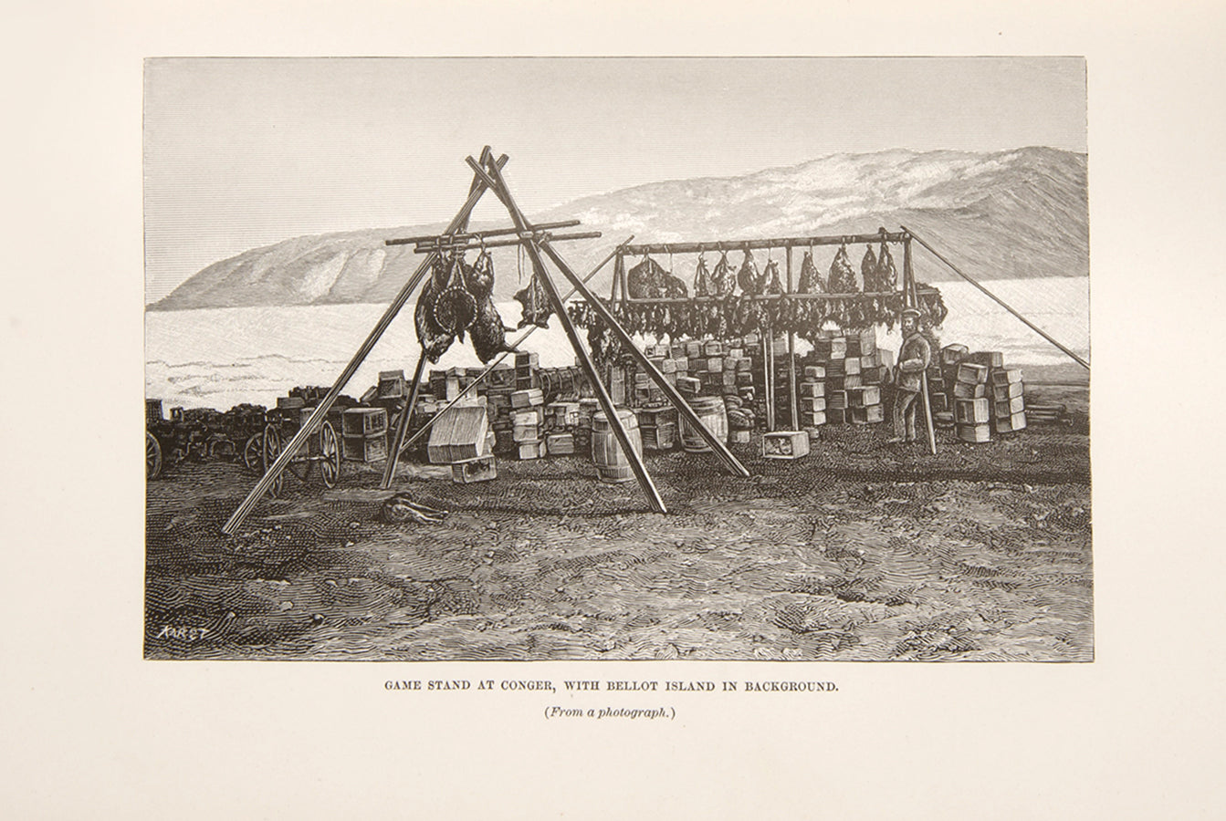 First edition of Greely's Three Years of Arctic Service. This United States expedition during the First International Polar Year explored the north coast of Greenland, the interior and west coast of Grinnell Land, and extended the mapping of Hayes Sound. 