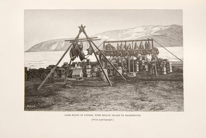 First edition of Greely's Three Years of Arctic Service. This United States expedition during the First International Polar Year explored the north coast of Greenland, the interior and west coast of Grinnell Land, and extended the mapping of Hayes Sound. 