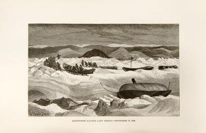 First edition of Greely's Three Years of Arctic Service. This United States expedition during the First International Polar Year explored the north coast of Greenland, the interior and west coast of Grinnell Land, and extended the mapping of Hayes Sound. 