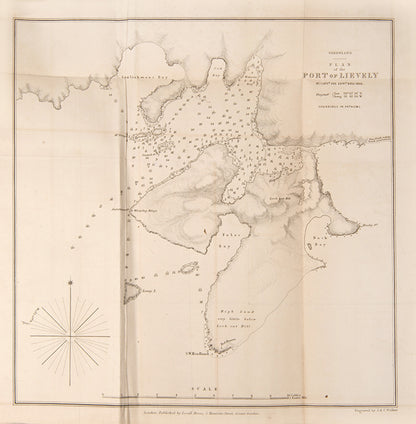 First edition of Edward Belcher's The Last of the Arctic Voyages. Belcher's voyage was the last officially sent in search of Sir John Franklin, who disappeared during an Arctic expedition in 1845. 