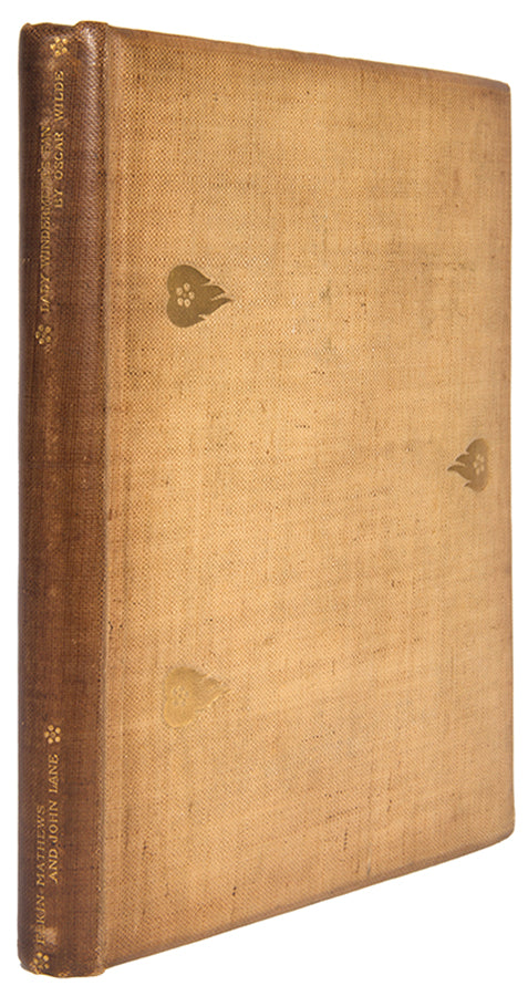 First edition of Lady Windermere's Fan by Oscar Wilde, one of 50 large paper copies.