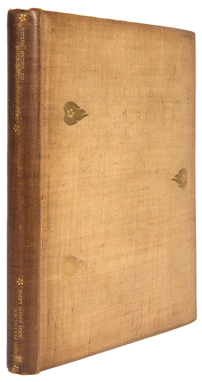 First edition of Lady Windermere's Fan by Oscar Wilde, one of 50 large paper copies.
