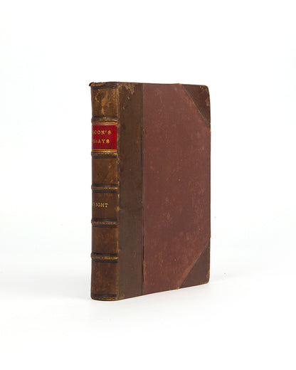 A good example of Francis Bacon's ever-popular collected essays covering a diverse array of topics including religion, politics, economics, gardening, love, and friendship.