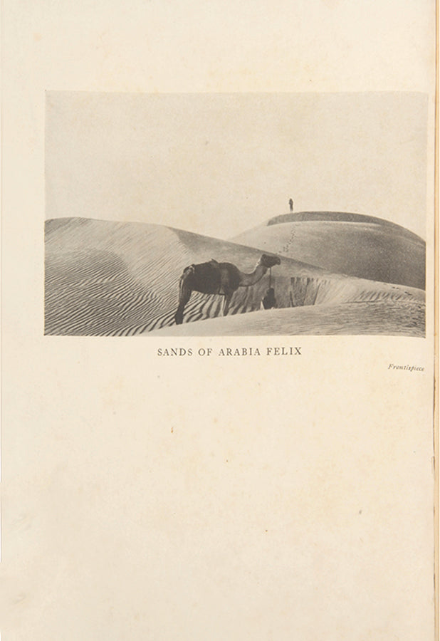First edition of Bertram Thomas's Arabia Felix, the first recorded account of the crossing of the Rub al Khali in Saudi Arabia.