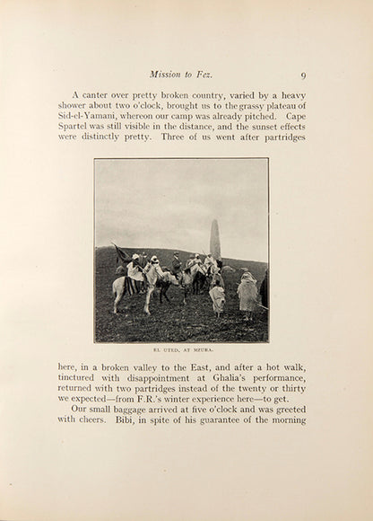 First edition of Count Gleichen's Journal of our Mission to Fez, the only first hand account of the mission to Fez in 1909 to install Sir Reginald Lister as British Ambassador to Morocco following the the Hafidiya, the coup d'état of 1908.