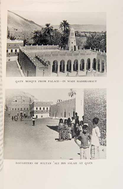 First edition of Harry St. John Philby's Sheba's Daughters, his account of his journey from the King Ibn Saud's camp on the Mecca to Riyadh Road to the Indian Ocean.