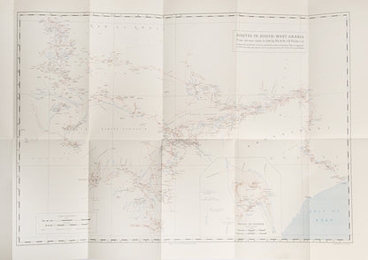First edition of Harry St. John Philby's Sheba's Daughters, his account of his journey from the King Ibn Saud's camp on the Mecca to Riyadh Road to the Indian Ocean.