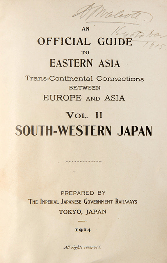 Includes Nagasaki, Osaka, Kobe and Kyoto. 