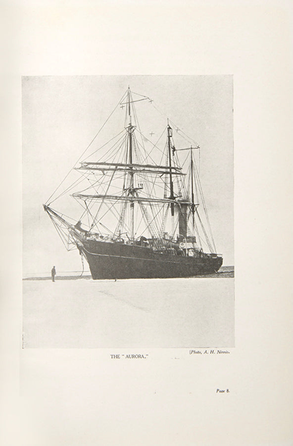 First edition of John Davis' With the Aurora in the Antarctic. As captain of the Aurora during Mawson's 1911-14 expedition, Davis was able to produce one of the few first-hand accounts available in print. 