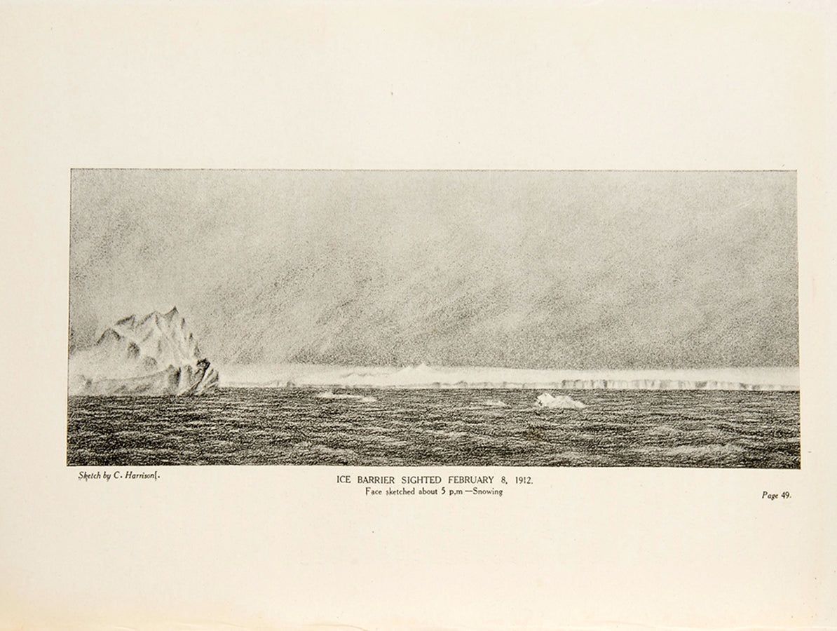 First edition of John Davis' With the Aurora in the Antarctic. As captain of the <em>Aurora</em> during Mawson's 1911-14 expedition, Davis was able to produce one of the few first-hand accounts available in print. 