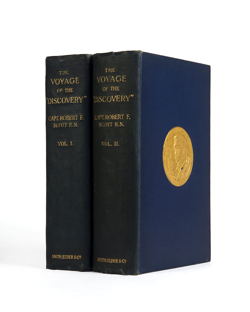 First edition of Scott's The Voyage of the Discovery, one of the iconic publications of polar exploration.