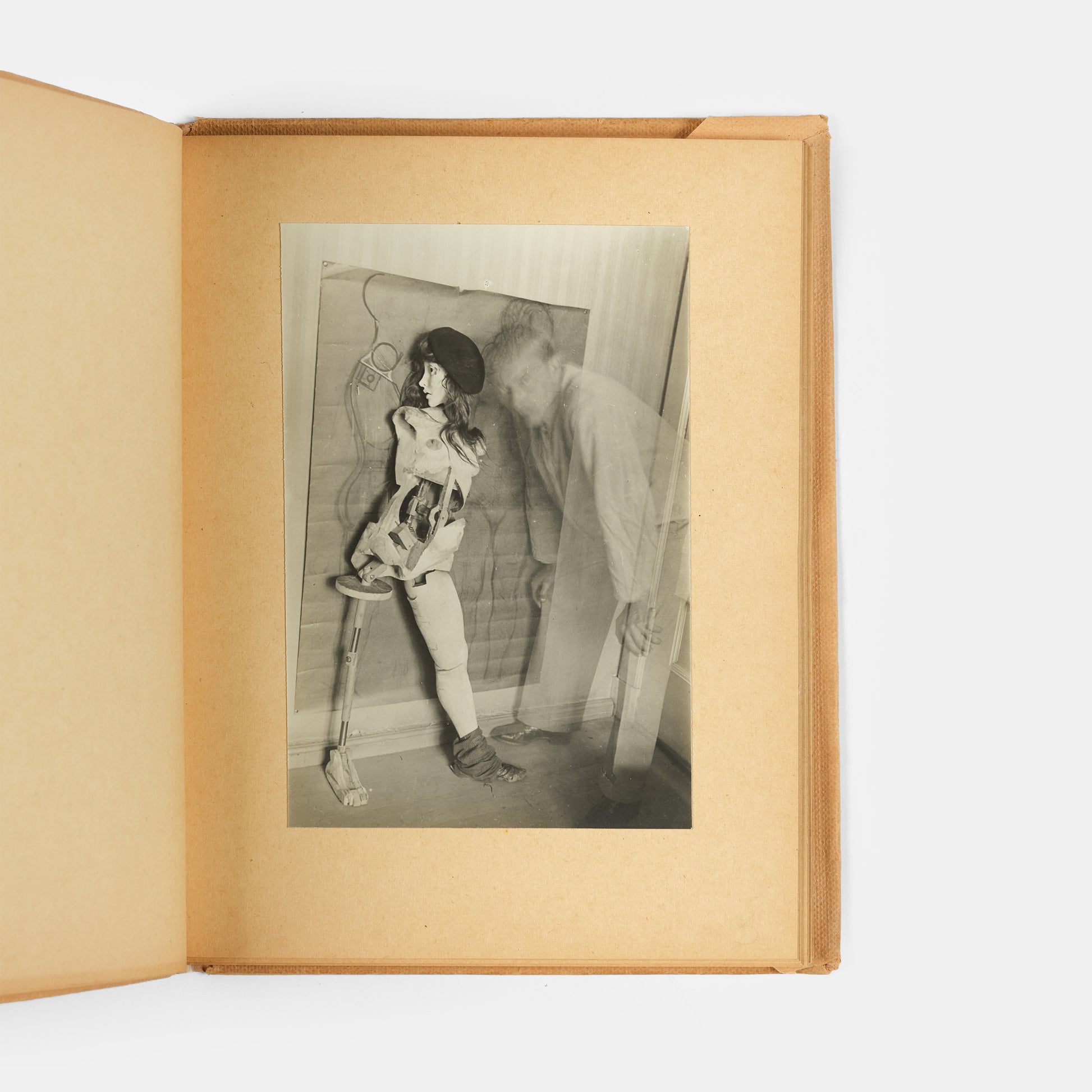 La Poupee evolved out of a series of events in Hans Bellmer's personal life: his cousin, Ursula Naguschewski moving from Kassel to Berlin in 1932, his attendance of a performance of Jacques Offenbach'sTales of Hoffmann, and his mother shipping him his old toys. 