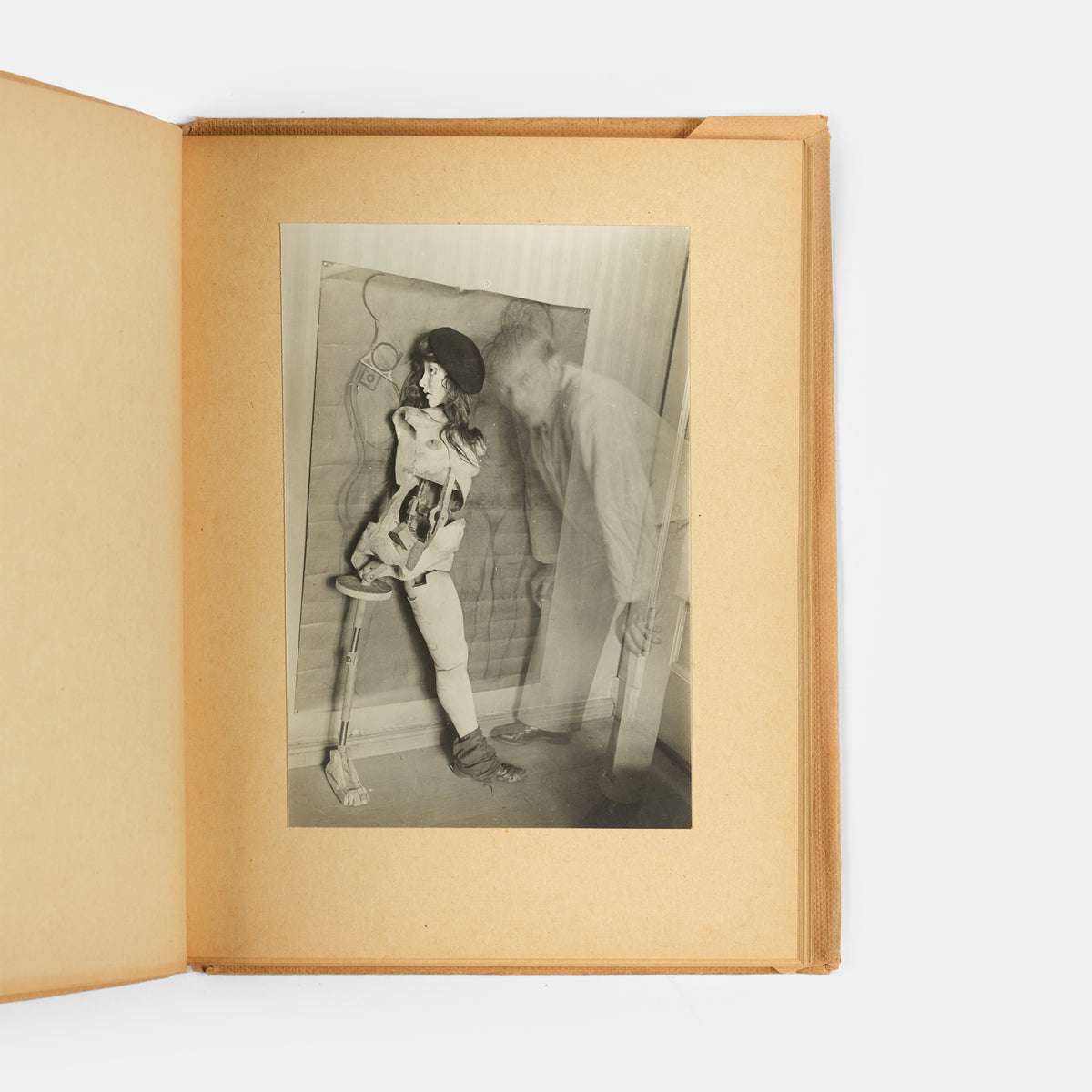 La Poupee evolved out of a series of events in Hans Bellmer's personal life: his cousin, Ursula Naguschewski moving from Kassel to Berlin in 1932, his attendance of a performance of Jacques Offenbach'sTales of Hoffmann, and his mother shipping him his old toys. 