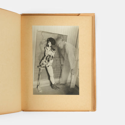La Poupee evolved out of a series of events in Hans Bellmer's personal life: his cousin, Ursula Naguschewski moving from Kassel to Berlin in 1932, his attendance of a performance of Jacques Offenbach'sTales of Hoffmann, and his mother shipping him his old toys. 