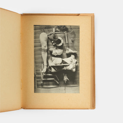 La Poupee evolved out of a series of events in Hans Bellmer's personal life: his cousin, Ursula Naguschewski moving from Kassel to Berlin in 1932, his attendance of a performance of Jacques Offenbach'sTales of Hoffmann, and his mother shipping him his old toys. 