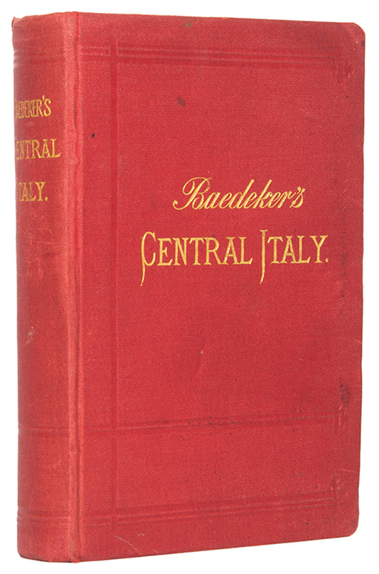 Town plans include Arezzo, Ancona, Rimini, Ostia and Siena as well as several on Rome and the Vatican city. Issued c.1893.