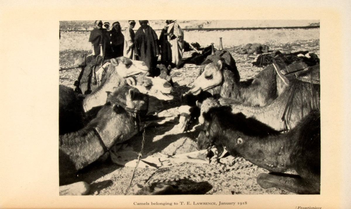 First edition of T E Lawrence's, a collection of Lawrence's works published here for the first time. Contains more than 100 photographs taken by Lawrence during the Arab Revolt, many of which did not find their way into<em> Seven Pillars</em>.