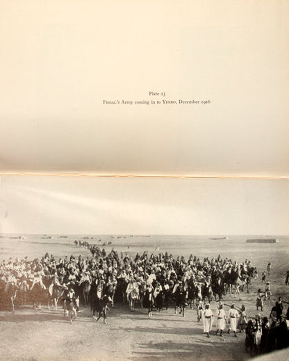 First edition of T E Lawrence's, a collection of Lawrence's works published here for the first time. Contains more than 100 photographs taken by Lawrence during the Arab Revolt, many of which did not find their way into<em> Seven Pillars</em>.