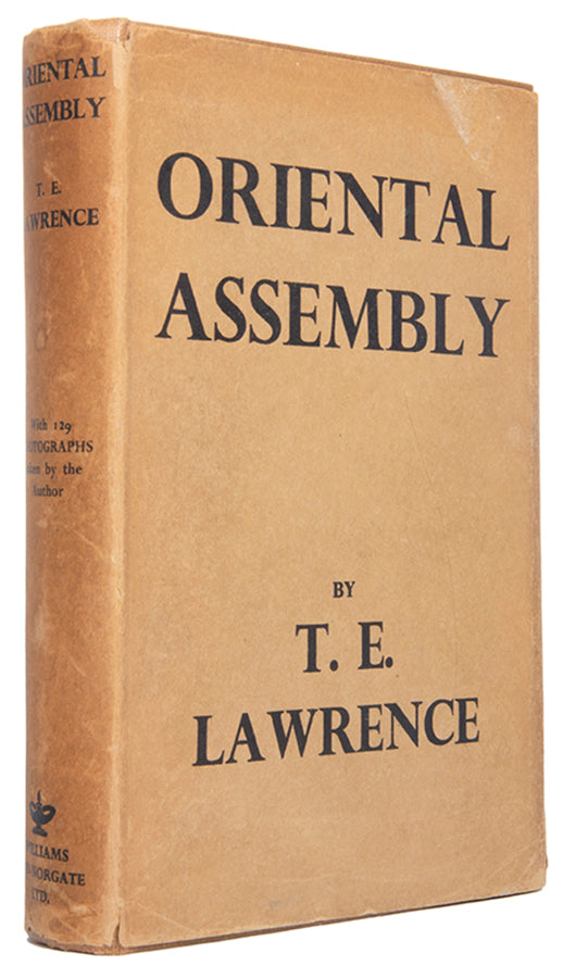 First edition of T E Lawrence's, a collection of Lawrence's works published here for the first time. Contains more than 100 photographs taken by Lawrence during the Arab Revolt, many of which did not find their way into<em> Seven Pillars</em>.