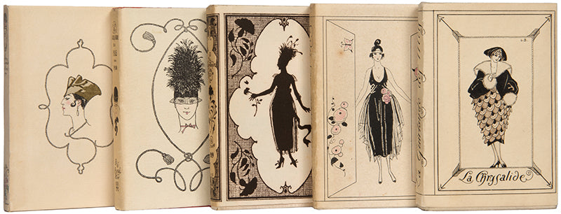 A fine, complete set of La Guirlande des Mois by George Barbier which, although published in a small format due to wartime austerity, is nevertheless extremely luxurious