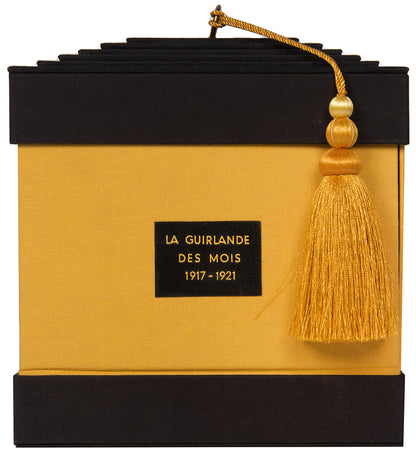 A fine, complete set of La Guirlande des Mois by George Barbier which, although published in a small format due to wartime austerity, is nevertheless extremely luxurious