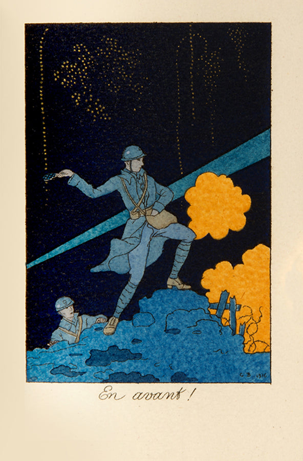 A fine, complete set of La Guirlande des Mois by George Barbier which, although published in a small format due to wartime austerity, is nevertheless extremely luxurious