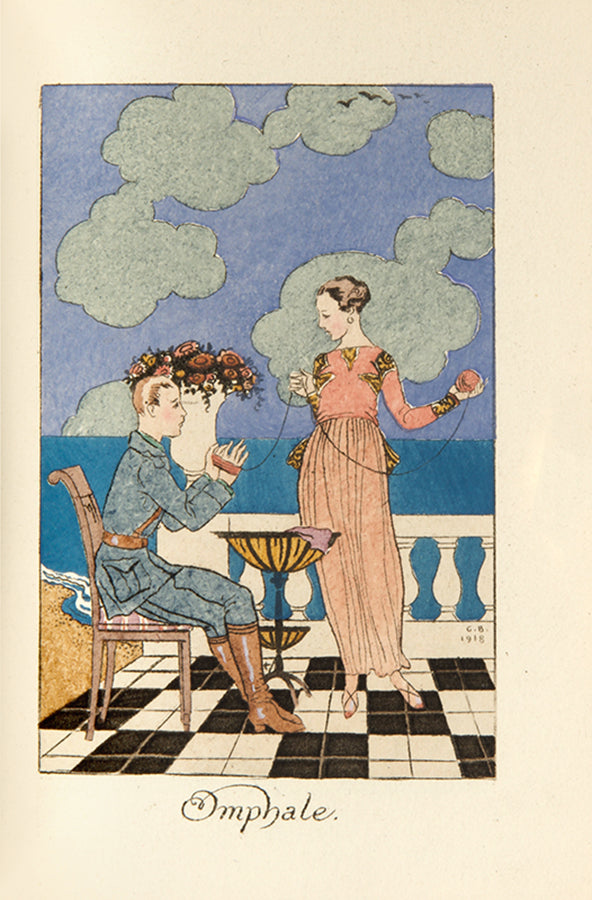 A fine, complete set of La Guirlande des Mois by George Barbier which, although published in a small format due to wartime austerity, is nevertheless extremely luxurious