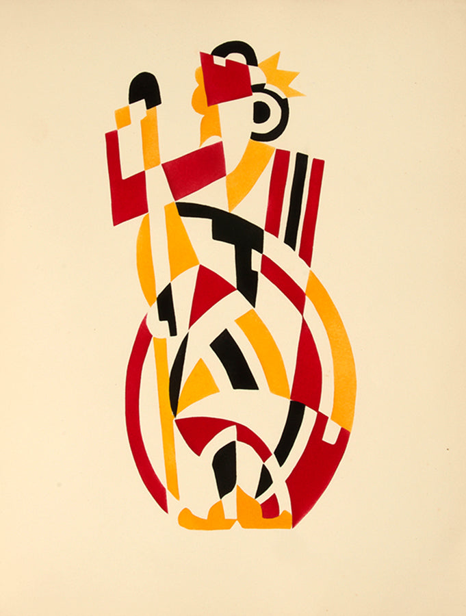Rare album of striking colourful designs by the Cubist and Art Deco Ukrainian artist, Serge Gladky.