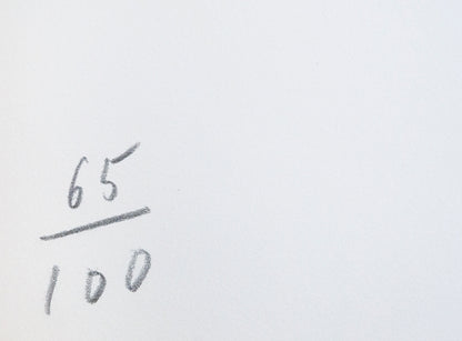 Claes Oldenburg, Centennial Print, Judson Memorial Church, 1990, screenprint, signed by the artist, from the edition of 100