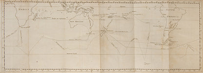 First edition of John Marra's Journal of the Resolution's Voyage, the first published account of Cook's second voyage and the first printed account of the first crossing of the Antarctic Circle, with the rare extra map. 