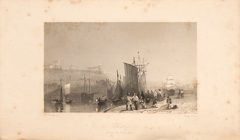 First edition of Illustrations of the Scenery on the Line of the Whitby and Pickering Railway by Henry Belcher, A charming book describing the views and sights between Whitby and Pickering in North Yorkshire, as seen from the railway.