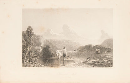 First edition of Illustrations of the Scenery on the Line of the Whitby and Pickering Railway by Henry Belcher, A charming book describing the views and sights between Whitby and Pickering in North Yorkshire, as seen from the railway.