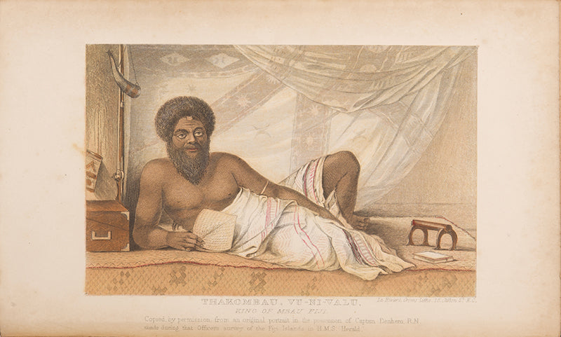 First edition of Fiji and the Fijians by Whomas Williams and James Calvert, one of the outsdanting works on Fiji.