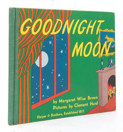 First edition of Goodnight Moon by Margaret Wise Brown, in the second state dustjacket.
