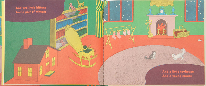 First edition of Goodnight Moon by Margaret Wise Brown, in the second state dustjacket.