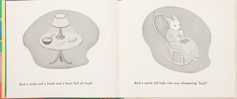 First edition of Goodnight Moon by Margaret Wise Brown, in the second state dustjacket.