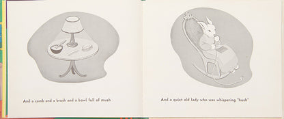 First edition of Goodnight Moon by Margaret Wise Brown, in the second state dustjacket.
