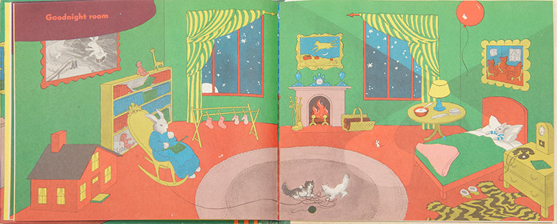 First edition of Goodnight Moon by Margaret Wise Brown, in the second state dustjacket.