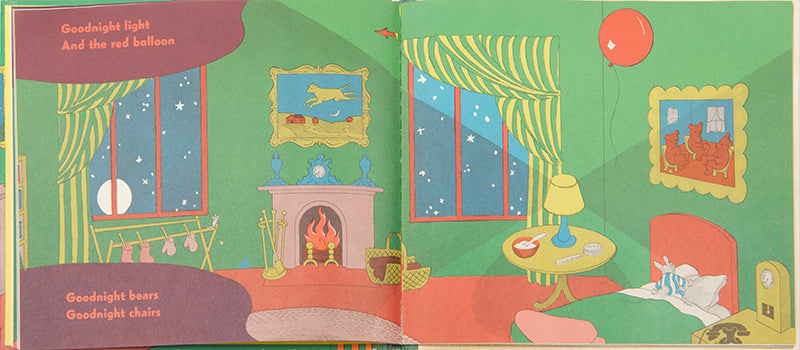 First edition of Goodnight Moon by Margaret Wise Brown, in the second state dustjacket.