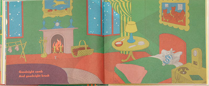 First edition of Goodnight Moon by Margaret Wise Brown, in the second state dustjacket.