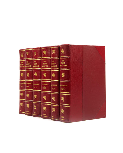 Winston Churchill, The Second World War, 1948 to 1954<br /><br />The first edition of Sir Winston Churchill's 6-volume history of the Second World War, he was awarded the Noble Prize in Literature in 1953<br /><br />winston churchill second world war