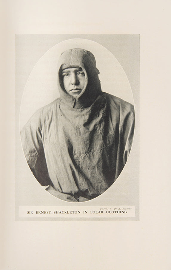 Fine copy of the first edition of Shackleton's Last Voyage, the official account of Shackleton's last voyage, Quest, and his death by his second in command.